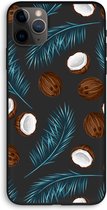 Case Company® - iPhone 11 Pro Max hoesje - Kokosnoot - Biologisch Afbreekbaar Telefoonhoesje - Bescherming alle Kanten en Schermrand