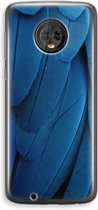 Case Company® - Motorola Moto G6 hoesje - Pauw - Soft Cover Telefoonhoesje - Bescherming aan alle Kanten en Schermrand