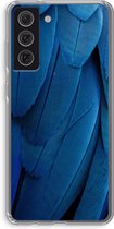 Case Company® - Samsung Galaxy S21 FE hoesje - Pauw - Soft Cover Telefoonhoesje - Bescherming aan alle Kanten en Schermrand