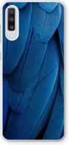 Case Company® - Samsung Galaxy A70 hoesje - Pauw - Soft Cover Telefoonhoesje - Bescherming aan alle Kanten en Schermrand