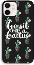 Case Company® - iPhone 12 Pro hoesje - Cactus quote - Biologisch Afbreekbaar Telefoonhoesje - Bescherming alle Kanten en Schermrand