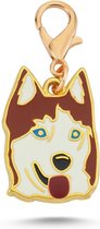 Halsband Hanger-Huisdier Sierraden - Huisdier Jewellery - Charm Badel Hanger - Husky Rood