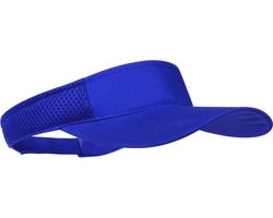 Zonneklep - Zonnepet - Zonnecap - Dames - Heren - Klittenbandsluiting - Verstelbaar - blauw