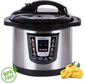 Chimb Multicooker - Snelkookpan - Type: FA-5130 - 6L - Zwart / RVS