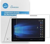 Tablet screenprotector geschikt voor Microsoft Surface Pro 4 - Case-friendly screenprotector - 2 stuks - Tempered Glass - Transparant