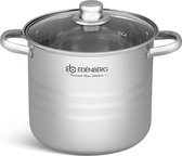 Edënbërg Classic Line - Kookpan met Deksel - RVS - Ø 24 cm