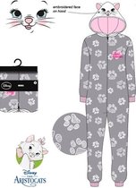 Disney Aristocats onesie / pyjama / huispak dames, volwassenen, grijs, maat L