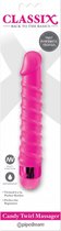 Candy Twirl Massager - Pink - Massager & Wands pink