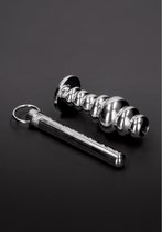 Ribbed Tunnel Butt Plug - Butt Plugs & Anal Dildos silver