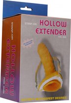 Hollow Strap-On Extender - Flesh - Strap On Dildos flesh