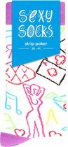 Sexy Socks - Strip Poker - 42-46 - Maat 42-46 - Valentine & Love Gifts