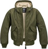 Brandit CWU Olijf Hooded Jacket Heren