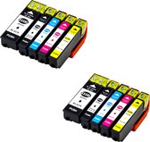 Inktdag inktcartridges voor Epson 33XL multipack, Epson 33 inktcartridge, Epson 33 multipack van 10 kleuren voor Epson Expression Premium XP-530, XP-540, XP-630, XP-635, XP-640, XP