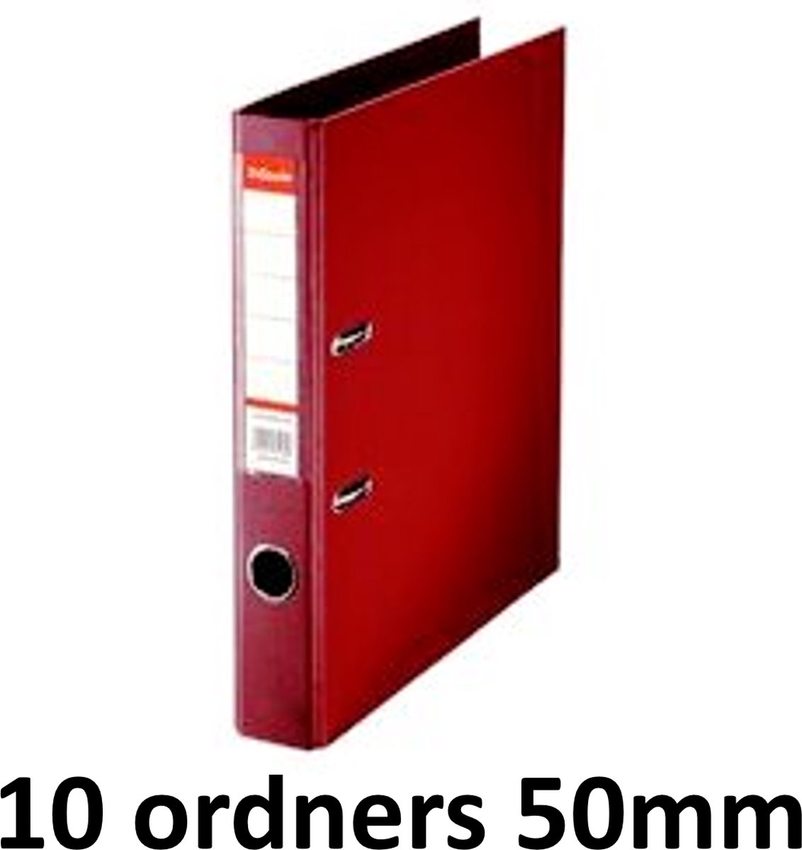 10 x Esselte Ordner Basic - rug 50mm - A4 - Bordeaux