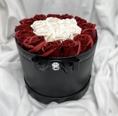 AG Luxurygifts flower box - rozen box - cadeau box - moederdag - liefde - cadeau - soap roses - luxe - luxe cadeau