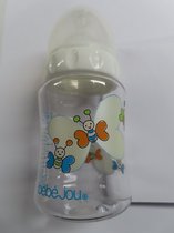 Bebe jou - Fles - Papfles - 250ml - Wit - Vlinder