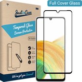Samsung Galaxy A33 screenprotector - Full Cover - Gehard glas - Transparant - Just in Case