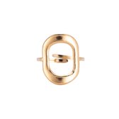 Ring – Gold plated – Roestvrij staal – Vienna – Verstelbaar – One size – Feel Good Store – Goud