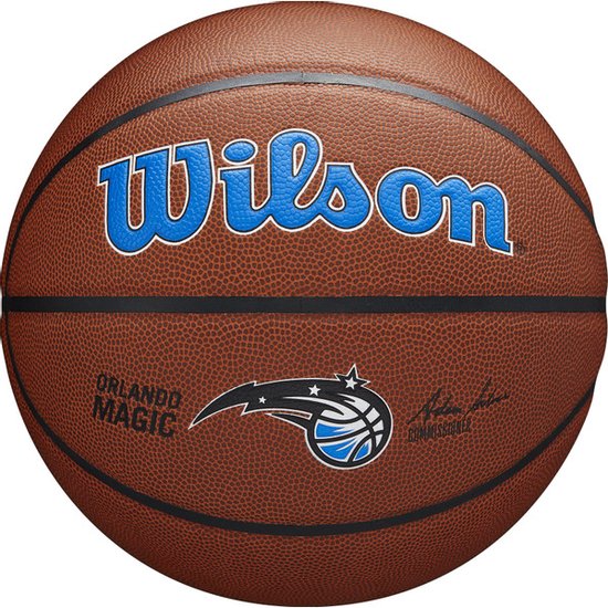 Wilson NBA Team Alliance Orlando Magic - ballon de basket - bleu - taille 7  | bol.com