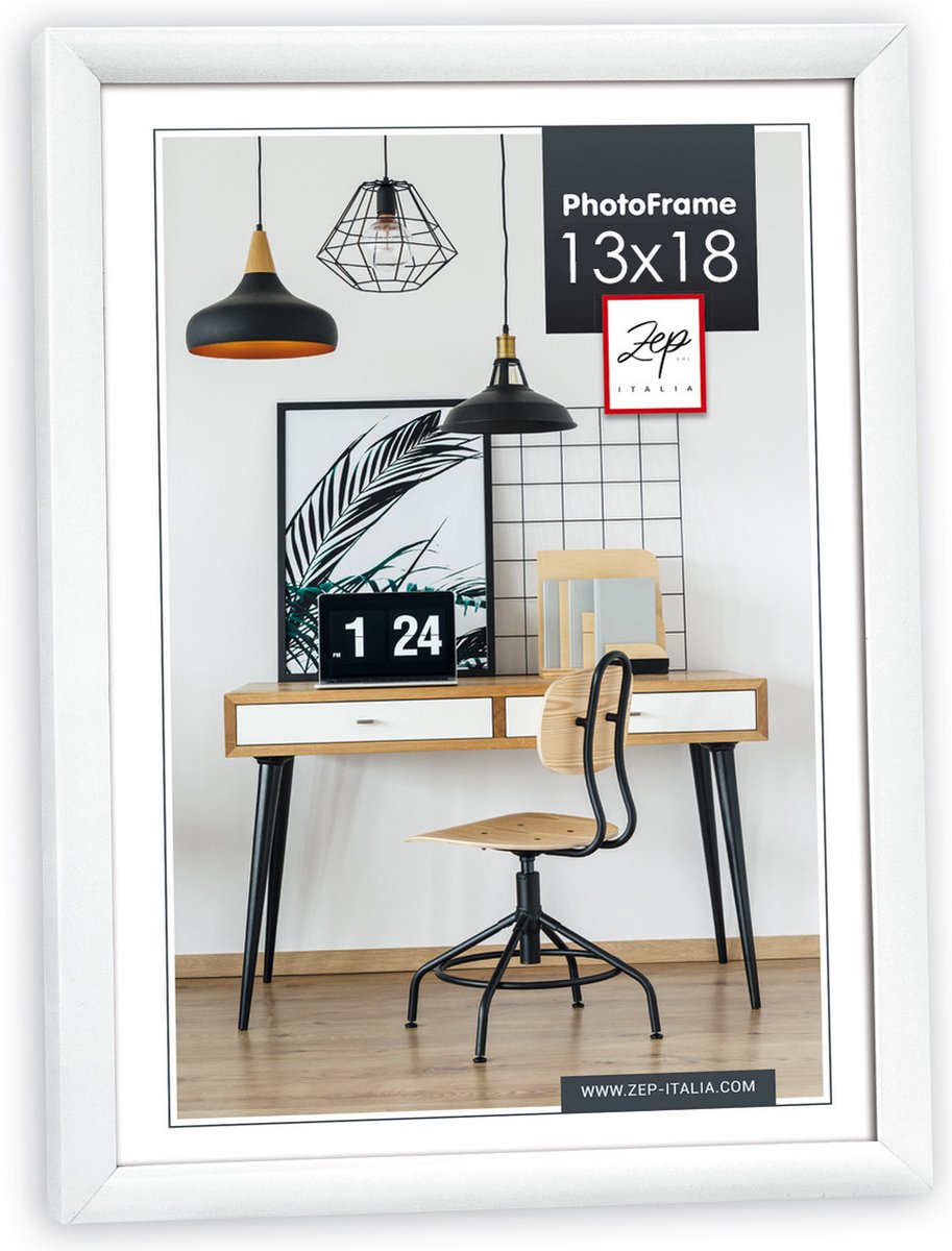 ZEP New Easy wit 13x18 kunststof lijst KW2