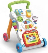 Educatieve loopwagen - Loopstoeltje baby - Looptrainer - weerstand wielen verstelbaar door middel van schroef