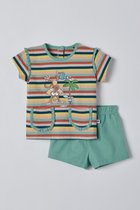 Woody Little Meisjes Pyjama Multicolour 12m
