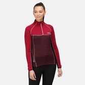 De Regatta Hepley fleece - outdoortrui - dames - halve rits - lichtgewicht - Donkerrood