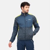 De Regatta Coladane II fleecejas - outdoortrui - heren - stretch - met gebreid effect - Donkerblauw