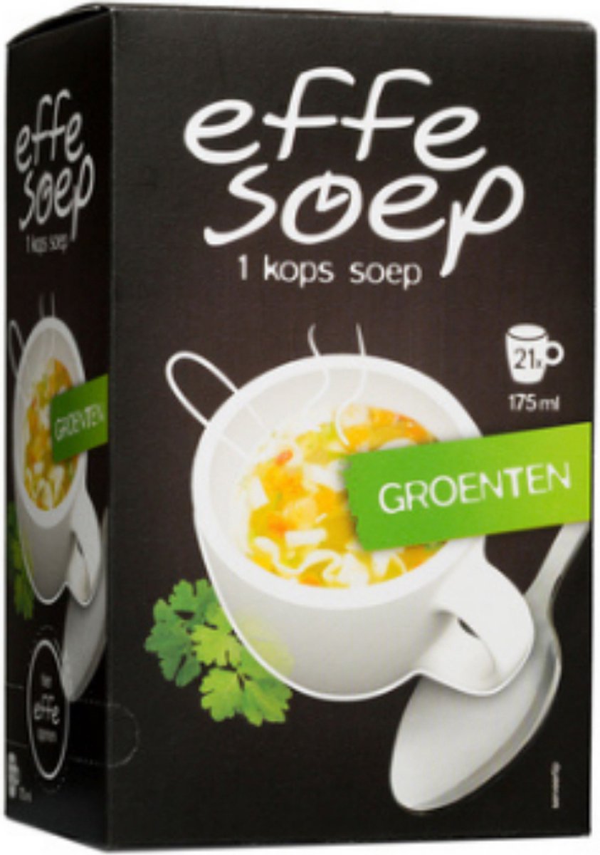 Effe soep groenten | 1 kops | 21x 175ml