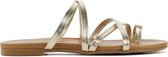 Lina Locchi  Slippers / Slides Dames - L1053 - Goud - Maat 41