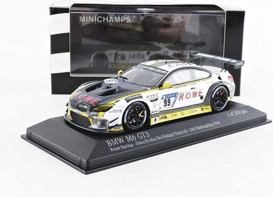 BMW M6 GT3 #99 Rowe Racing 24h Nürburgring 2018 - 1:43 - Minichamps - BMW