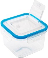 BranQ - Multifunctionele container | Q-Lock 0.7L voor voedsel | Blauw en transparant
