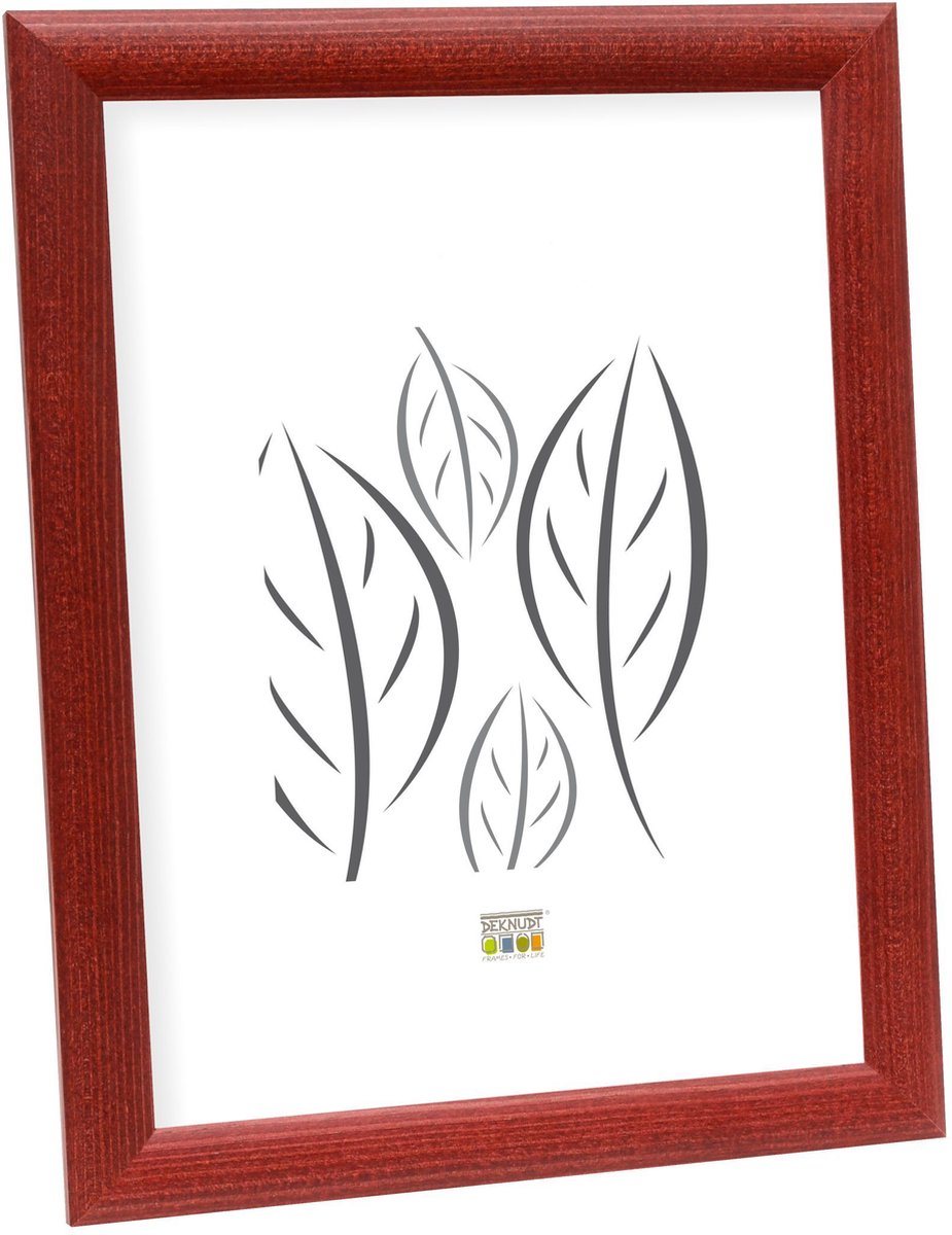 Deknudt Frames fotolijst S40CL4 - rood - voor foto: 15x20 cm