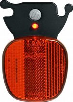 achterlicht led H-Rail batterijen zwart/rood