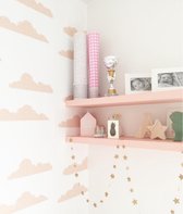 roomblush - Behang Sweet Clouds - Roze - Vliesbehang - 200cm x 285cm