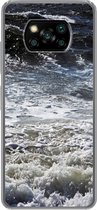 Geschikt voor Xiaomi Poco X3 NFC hoesje - Noordzee - Water - Golven - Siliconen Telefoonhoesje