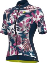 Ale Dames Fietsshirt Korte Mouwen PRS Garden - Blauw - S - Valt klein