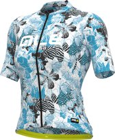 Ale Dames Fietsshirt Korte Mouwen PRR Amazzonia - Lichtblauw - XL - Valt klein