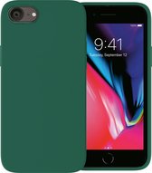 Ceezs telefoonhoesje geschikt voor Apple iPhone SE 2022 / 2020 / iPhone 7/8 hoesje - silicone backcover - optimale bescherming - groen