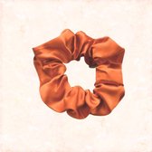 Jobo By JET - Scrunchie - Oranje- Orange - Satijn