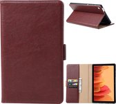 Samsung Tab A7 Lite Hoesje - Vegan Leer - Book Case Samsung Tab A7 Lite (2021) - Samsung Tab A7 Lite Hoes - Cover voor de Samsung Galaxy Tablet A7 Lite 2021 - 8.7 inch - Rood