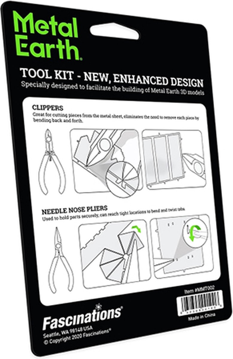 Metal Earth - New Tool Kit (2 pieces) Customized — afbeelding 2