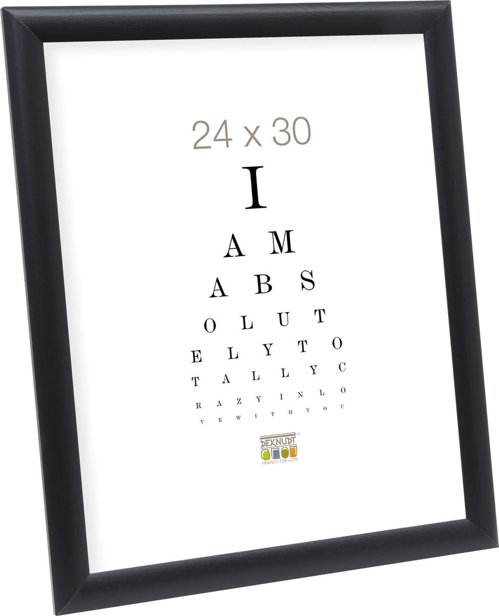 Deknudt Frames fotolijst S40CL2 - zwart - voor foto: 24x30 cm