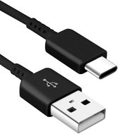 USB C kabel Zwart geschikt voor Samsung S8, S9, S10, S20, S21, S22 Plus & Ultra - Samsung Oplaadkabel - usb c naar usb kabel - oplader kabel - lader - oplader