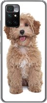 Coque Xiaomi Redmi 10 - Chien - Animaux domestiques - Fourrure - Coque de téléphone en Siliconen