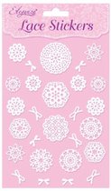 Oaktree - Stickers Eleganza Lace Patroonselectie A Wit No.01