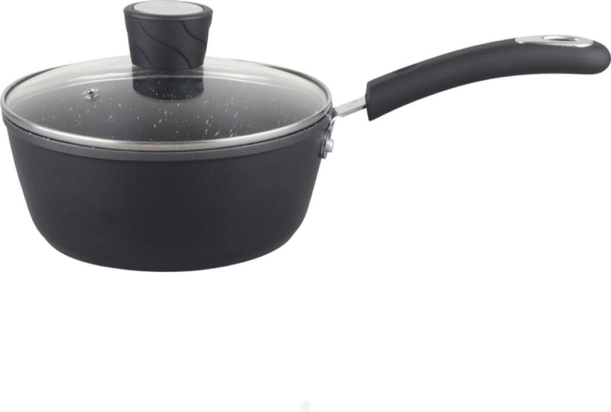 Millvado Rainbow Collection - Sauspan met Glazen Deksel - Zachte Handgreep - 2.3L