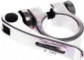 Zadelpenklem SCQ-050 met snelspanner 28,6 mm zilver
