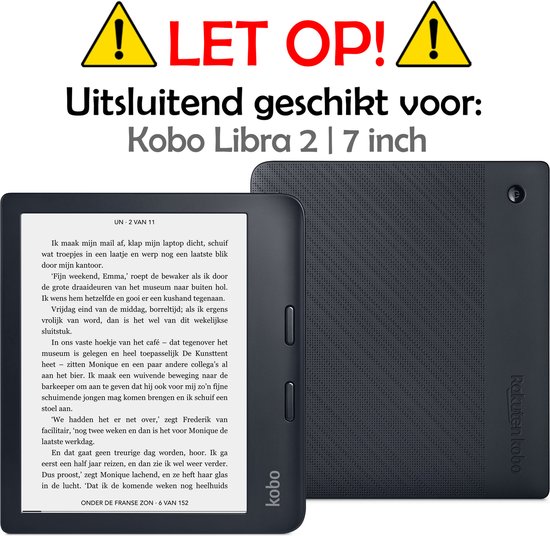 Screenprotector - Geschikt voor - Kobo Libra 2 - Screenprotector Bescherm Glas Gehard Screen Protector - 2 Stuks van Bol.com — afbeelding 2
