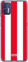 6F hoesje - geschikt voor Motorola Moto G9 Plus -  Transparant TPU Case - Sparta Rotterdam #ffffff